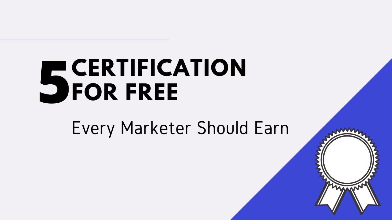 digital marketing free certificate