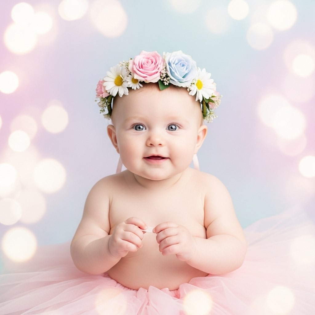 Princess Baby Portrait