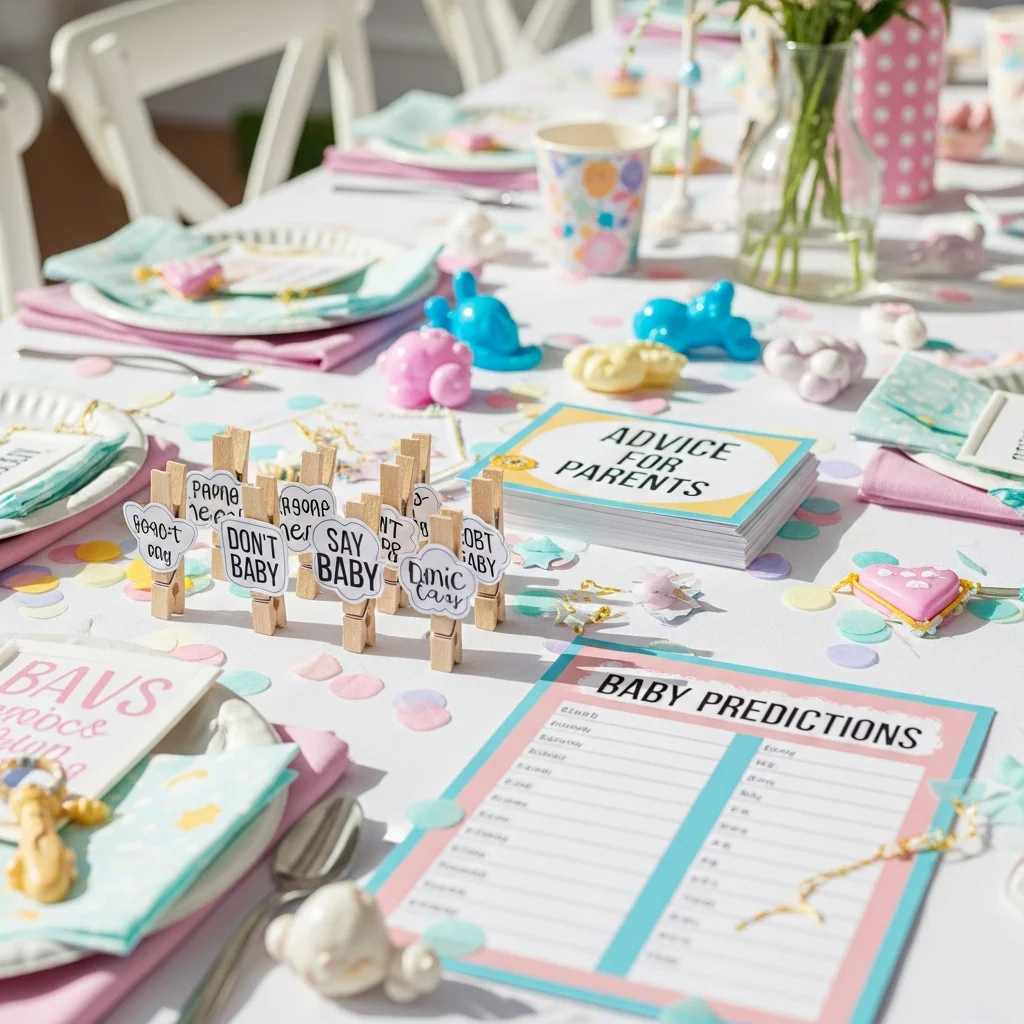 Baby Shower Games Setup