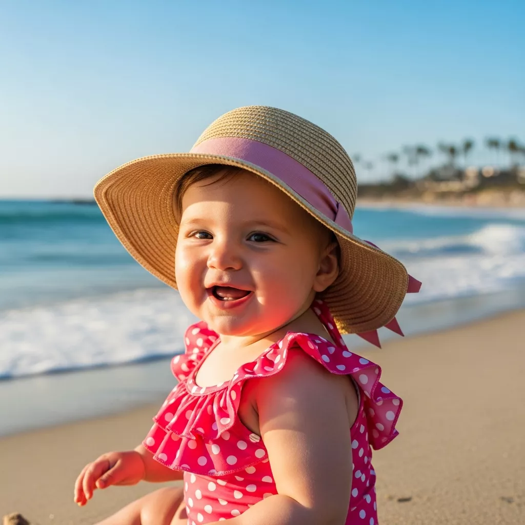 Beach Baby Girl