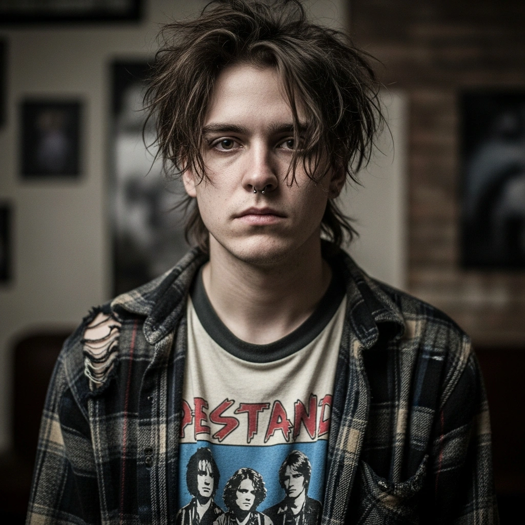 1990s Grunge Aesthetic