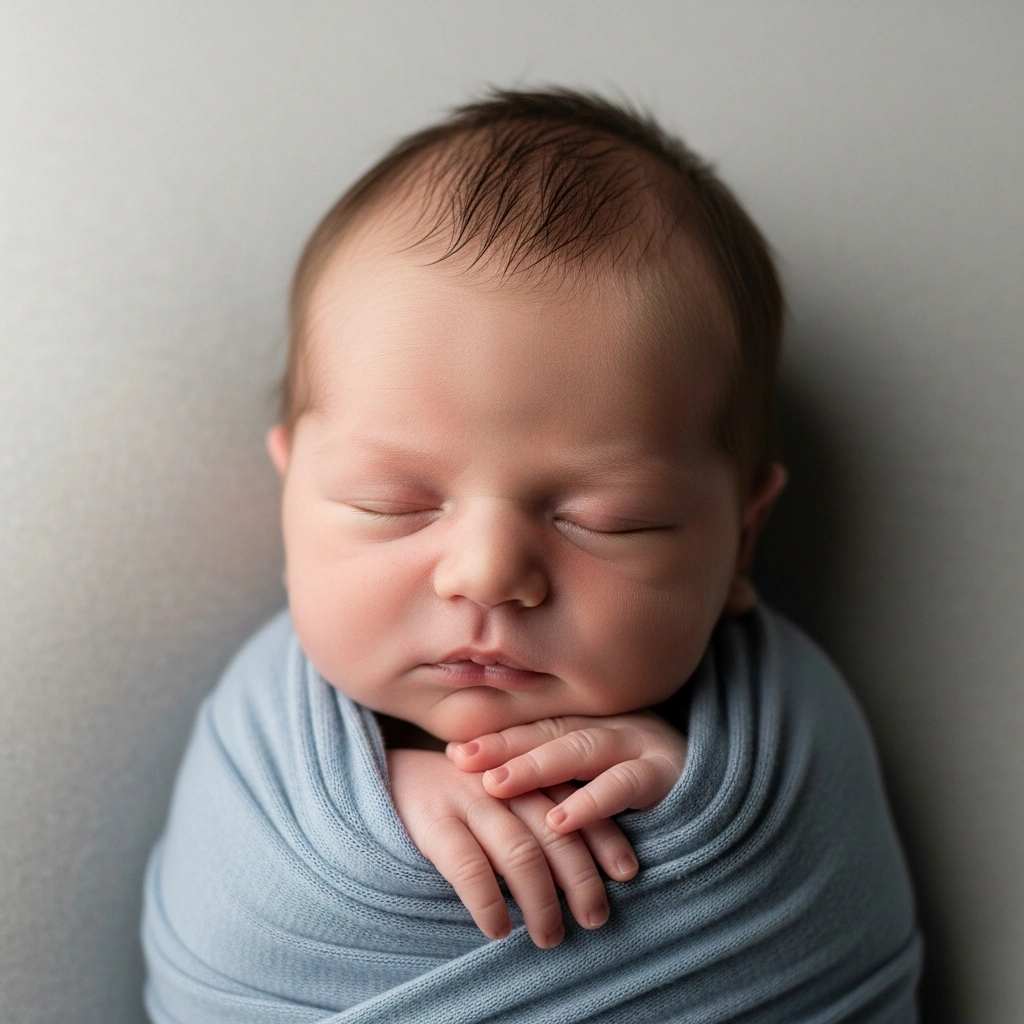 Sleepy Newborn Boy