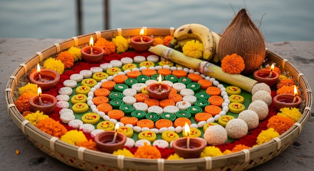 Decorated Soop Basket Offerings