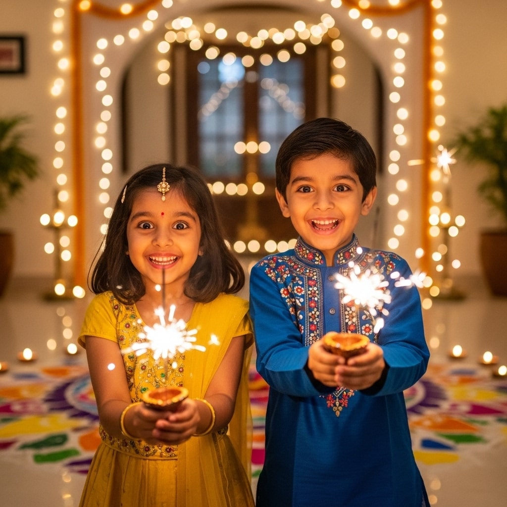 Children's Diwali Joy