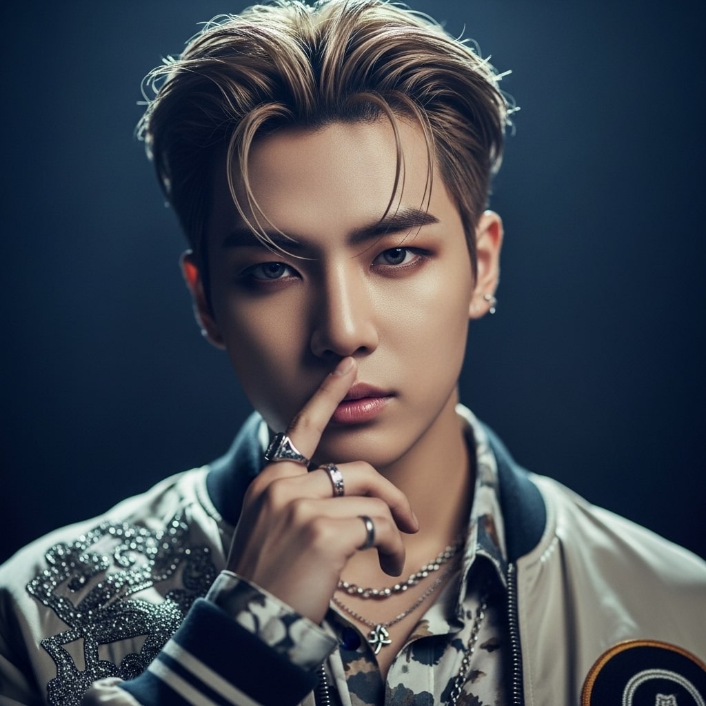 K-Pop boy group leader aesthetic
