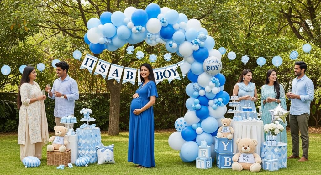 Boy Baby Shower Blue Theme