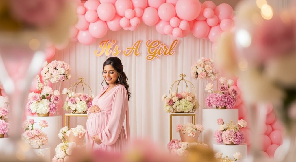 Girl Baby Shower Pink Theme