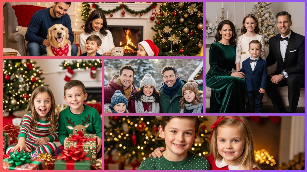 My 10 Viral Christmas Card Prompts