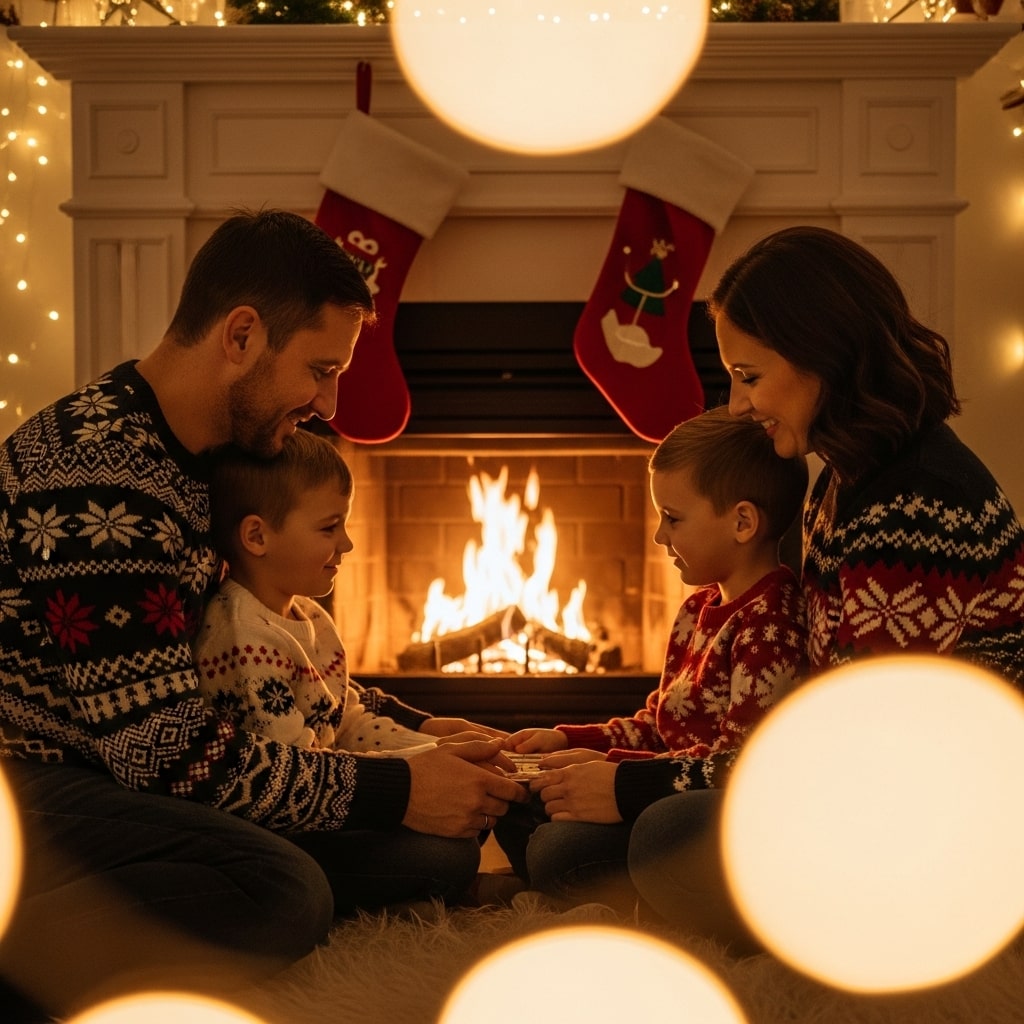 Cozy Fireplace Warmth