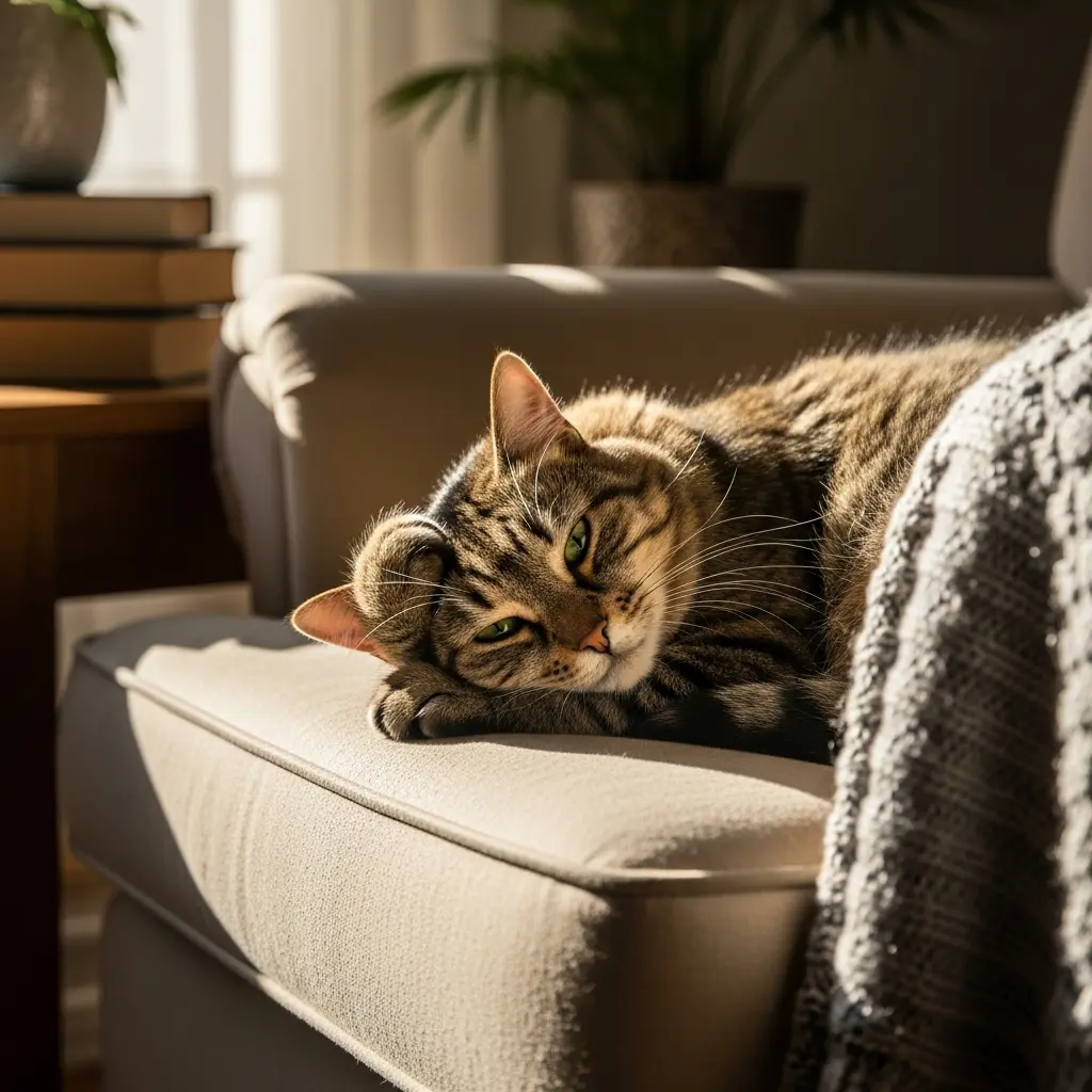 Cat in Natural Habitat