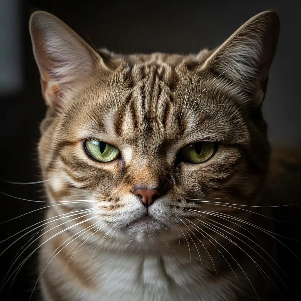 Judgemental Cat Expression