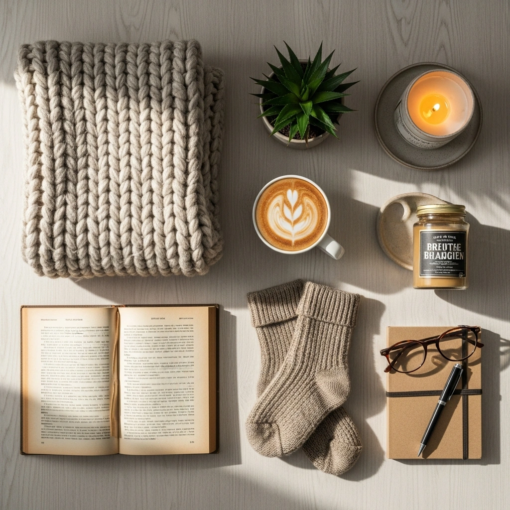 Cozy Lifestyle Flat Lay