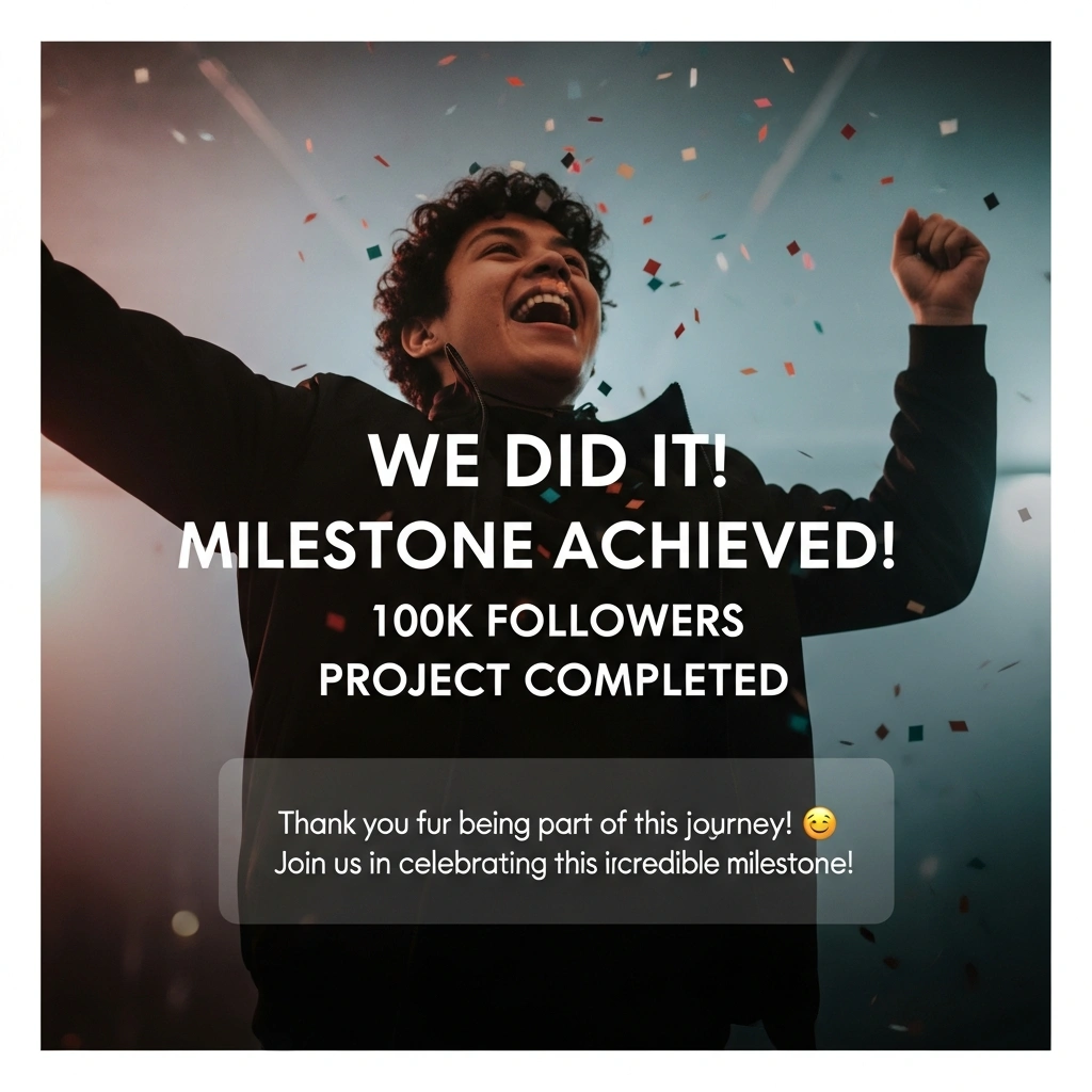 Success Celebration Share