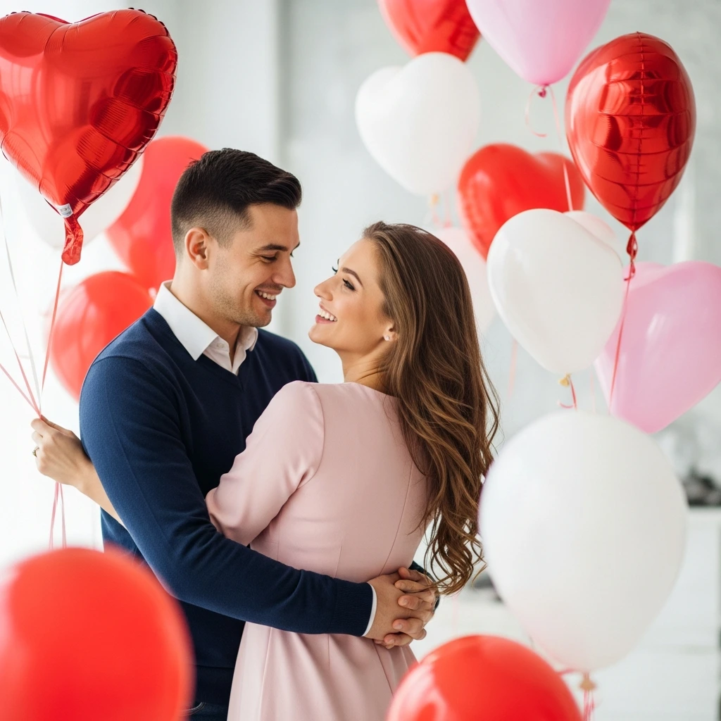 Heart Balloons Fun