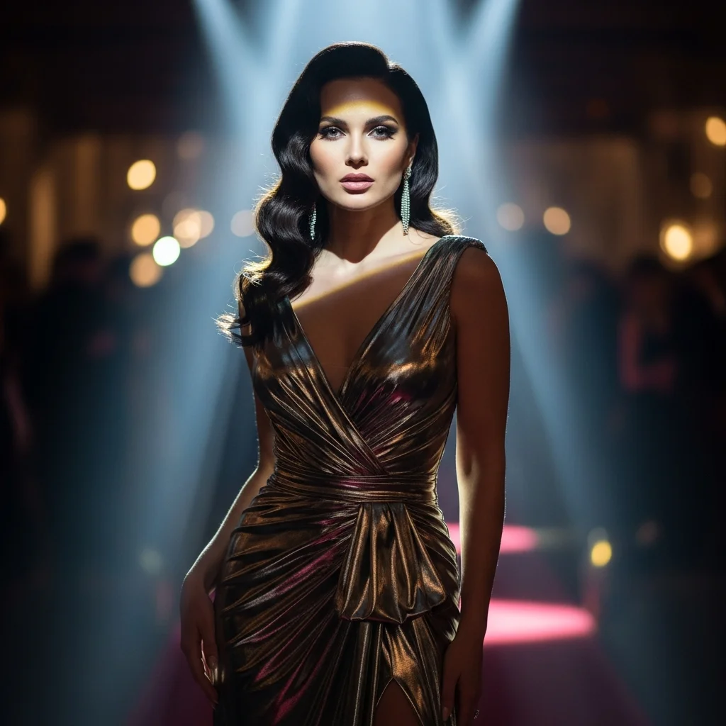 Metallic Dress Drama