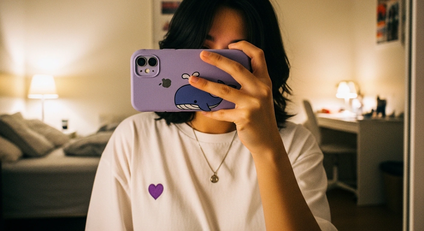 K-pop idol style portrait with concert lighting and fashionable styling created using Gemini AI