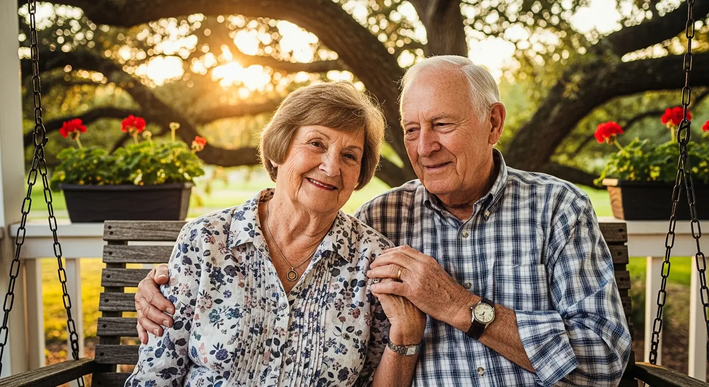 Grandmother lovingly embracing grandchild in heartwarming multi-generational 8K portrait created with Gemini AI