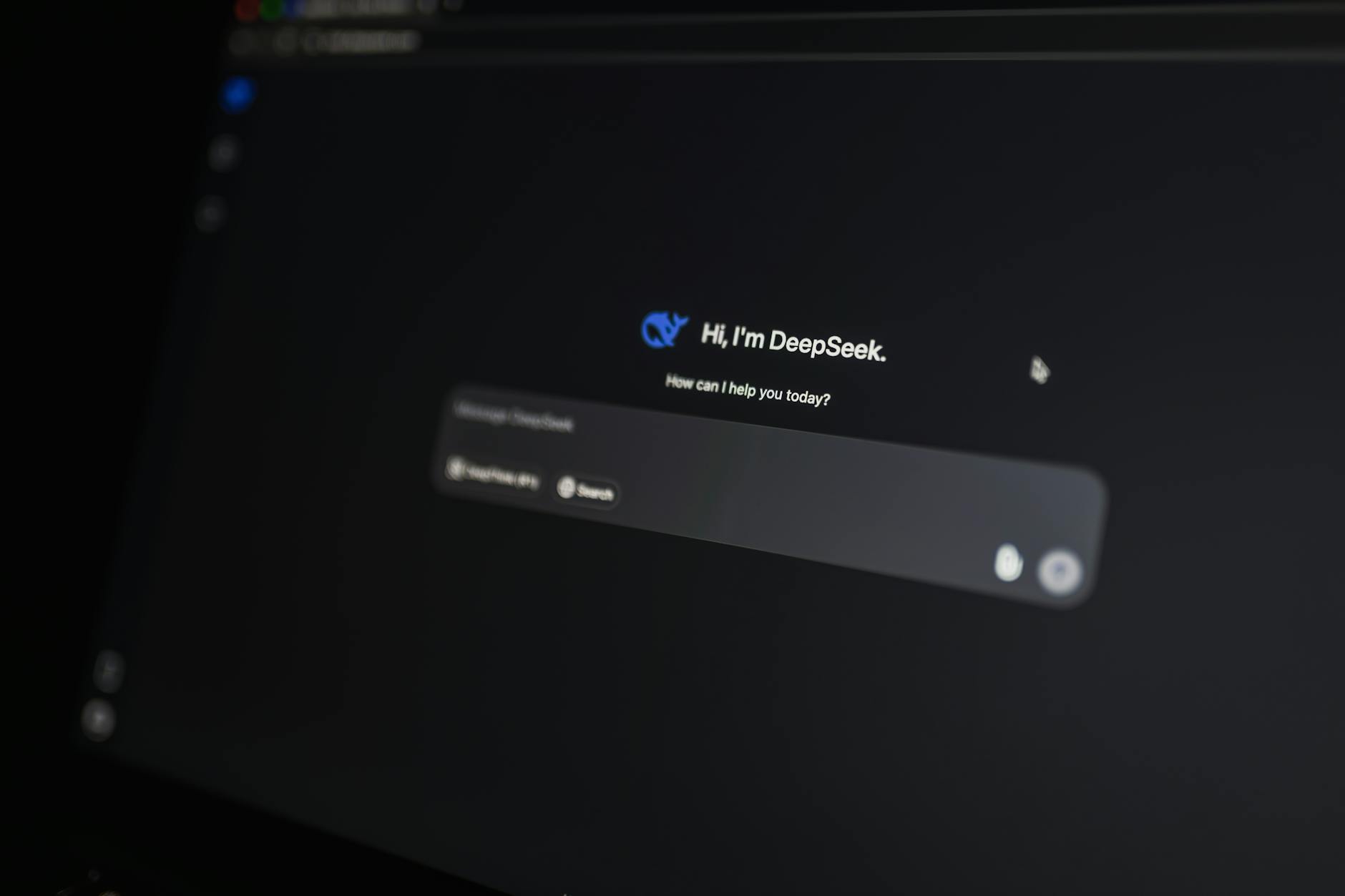 Close-up of an AI-driven chat interface on a computer screen, showcasing modern AI technology. — pijushsaha.com