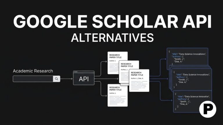 Best Google Scholar API Alternatives