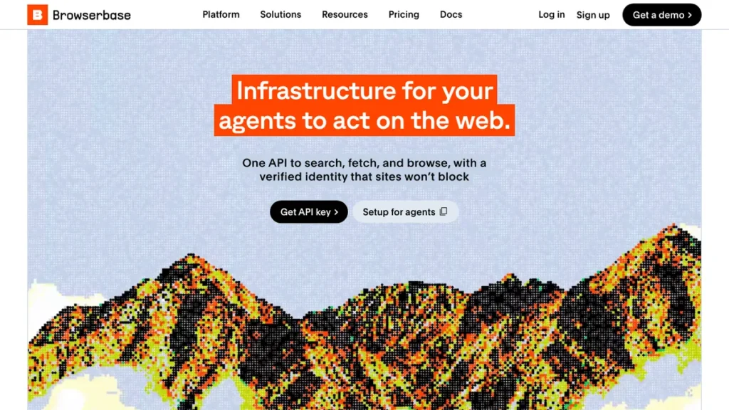 Browserbase homepage screenshot