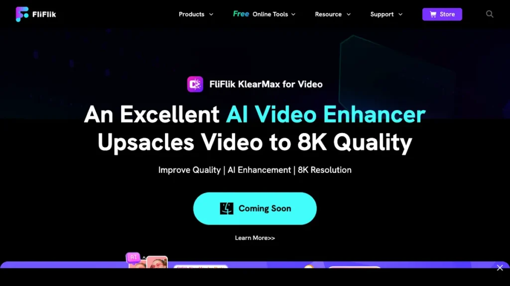 FliFlik UltConv homepage screenshot