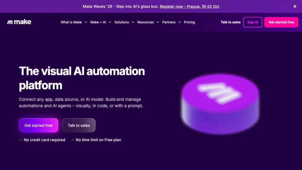 Make homepage screenshot