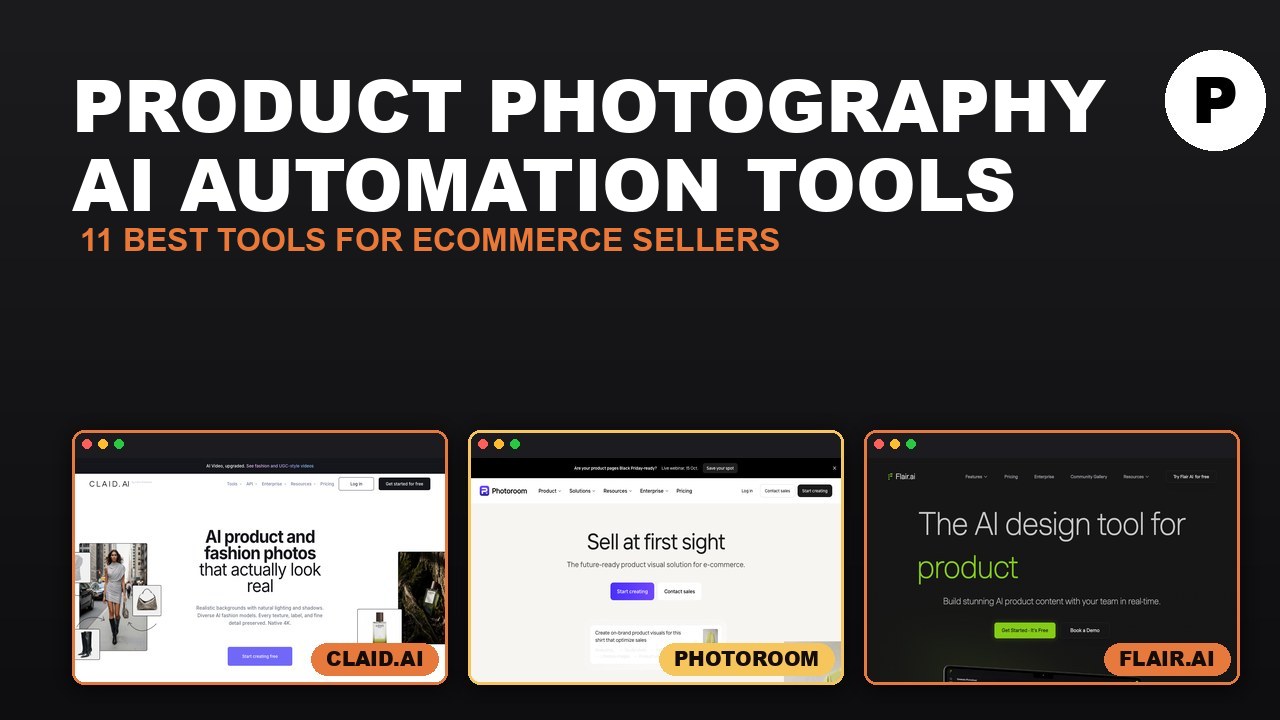 11 best AI tools for product photography automation