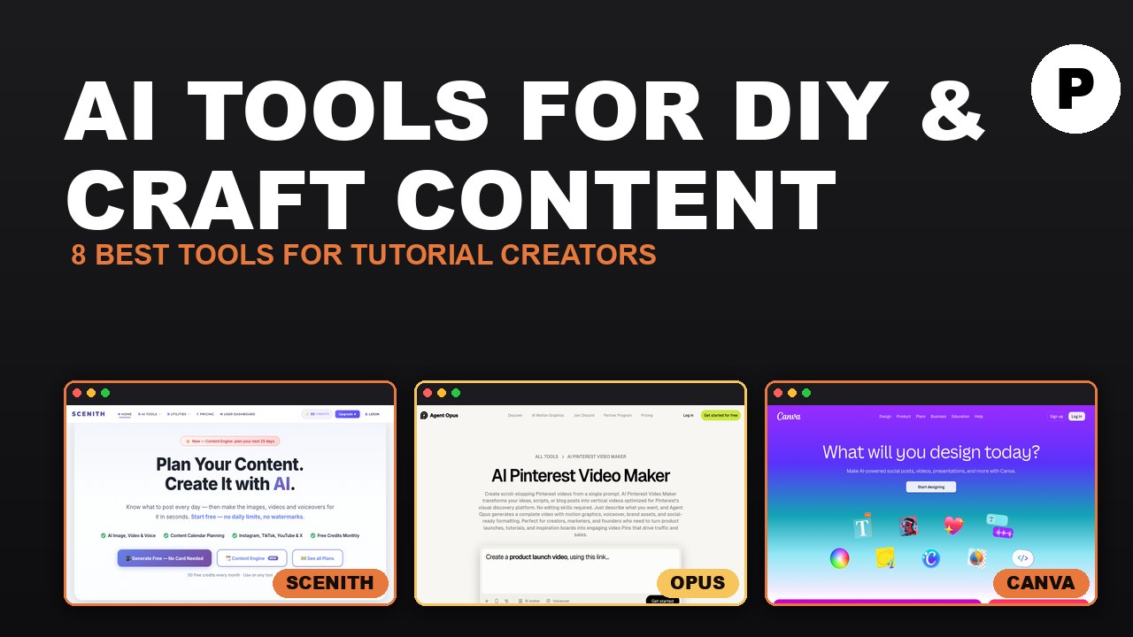 8 best AI tools for DIY and craft content creation