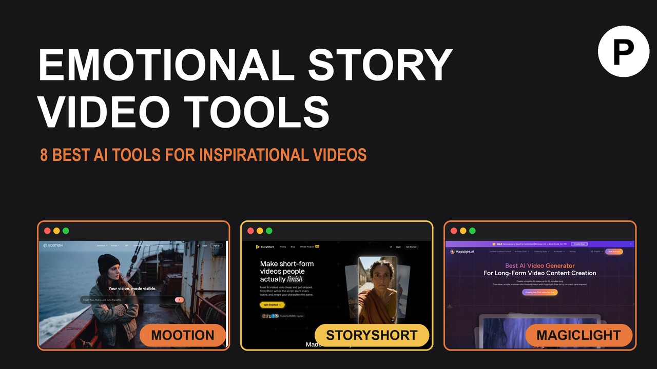 8 best AI tools for emotional and inspirational story videos
