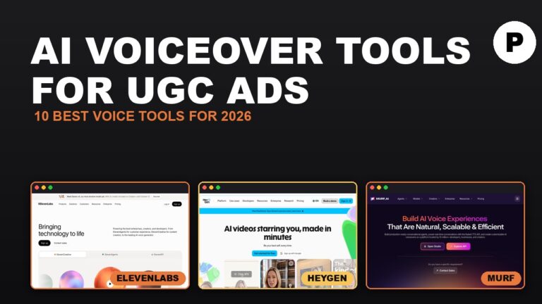 10 Best AI Voiceover Tools for UGC Ads in 2026